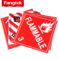 International fragile shipping caution flammable gas dangerous goods labels